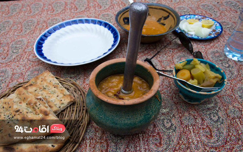 لیست غذا های یزد
