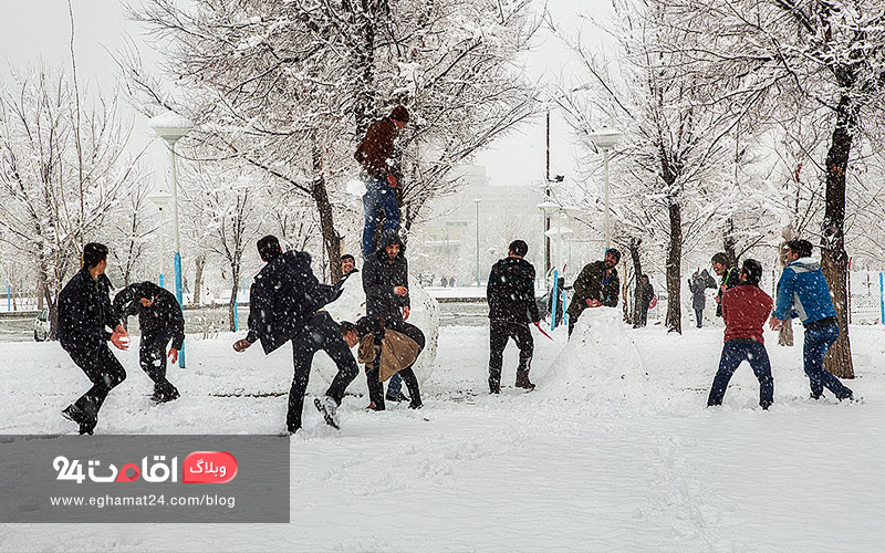 جاذبه های دیدنی تهران در زمستان