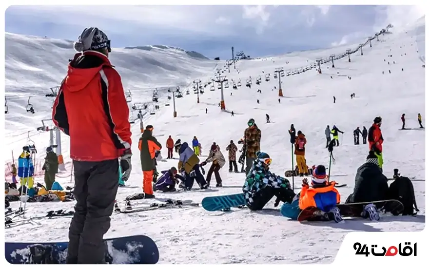 پیست اسکی دربندسر فشم