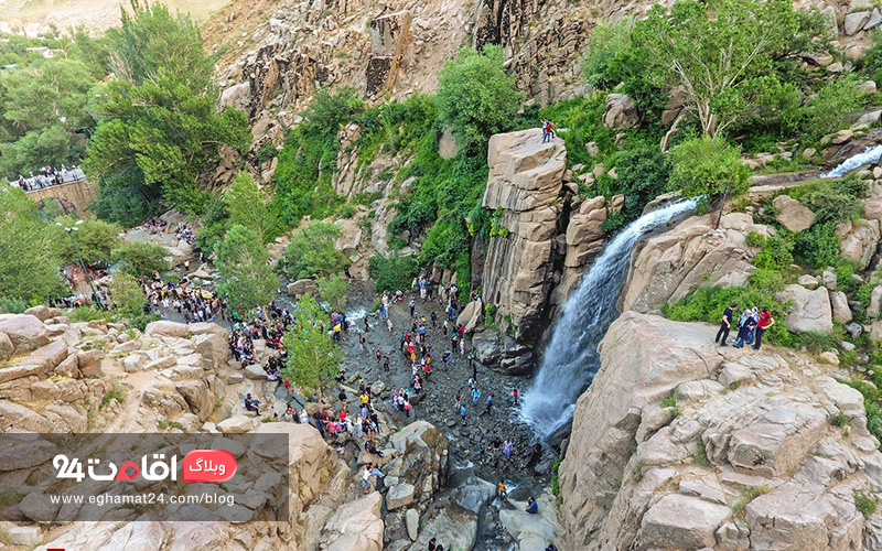 آبشار گنج نامه همدان