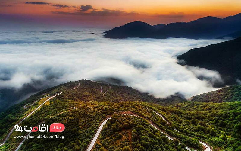 جاده پیچ در پیچ توسکستان