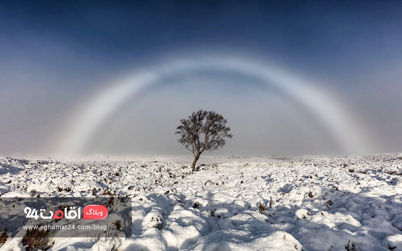 A ’Ghost Rainbow’ in Scotland - تصاویر طبیعت