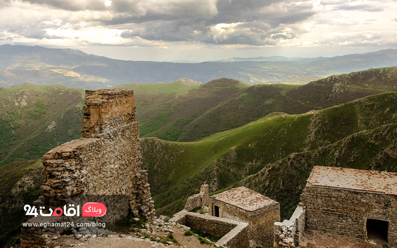 نمایی بر فراز قلعه بابک