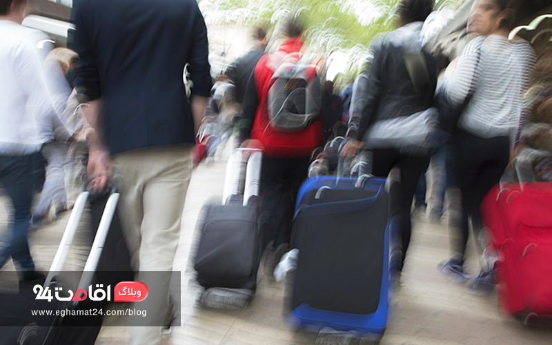 جابجایی با چمدان با وسایل حمل و نقل عمومی - پشیمانی از سفر ارزان