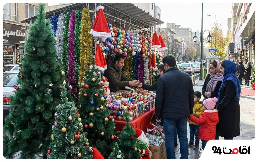 کریسمس در تهران؛ جاهای دیدنی شب کریسمس در تهران 4 محله نارمک تهران در جشن کریسمس