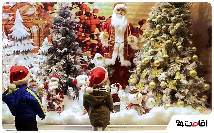 کریسمس در تهران؛ جاهای دیدنی شب کریسمس در تهران 3 محله دولاب تهران در جشن کریسمس