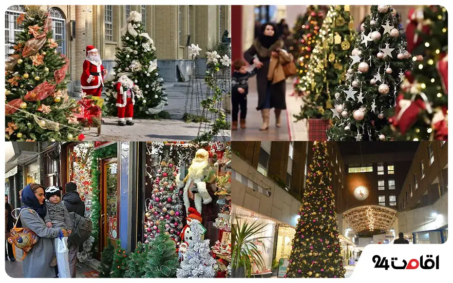 کریسمس در تهران؛ جاهای دیدنی شب کریسمس در تهران