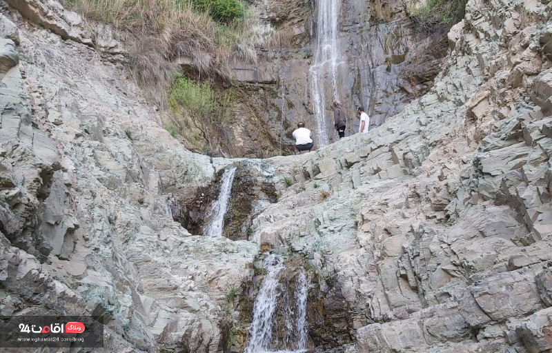 آبشار لت مال روستای وردیج تهران