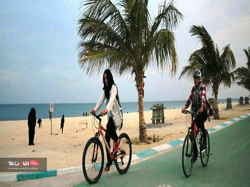 مسیر 75 کیلومتری در جزیره کیش برای پیست دوچرخه سواری