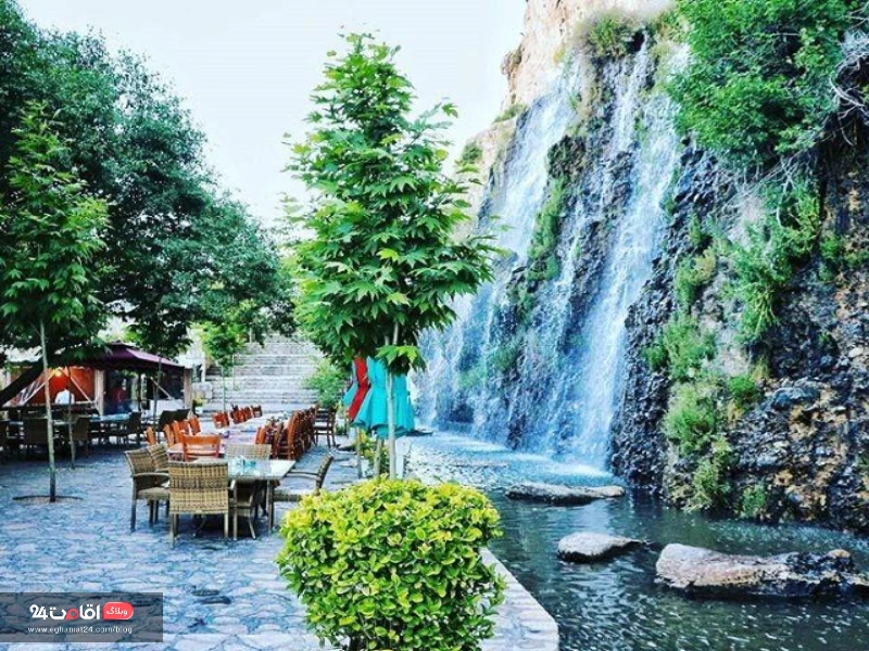 رستوران شاندیز آبشار دشت ارزن شیراز