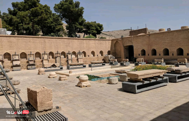 موزه سنگ باغ موزه هفت تنان شیراز