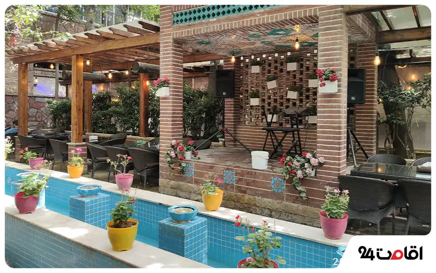باغچه رستوران سنتی آبشار