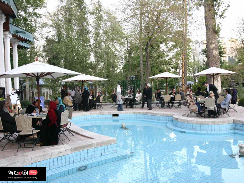 کافه شمرون باغ موزه هنر ایرانی