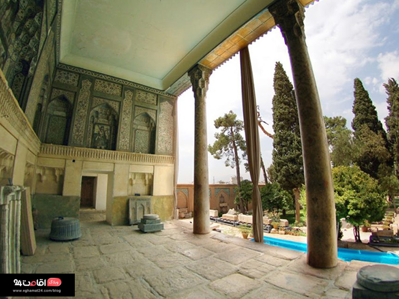 معماری باغ موزه هفت تنان شیراز