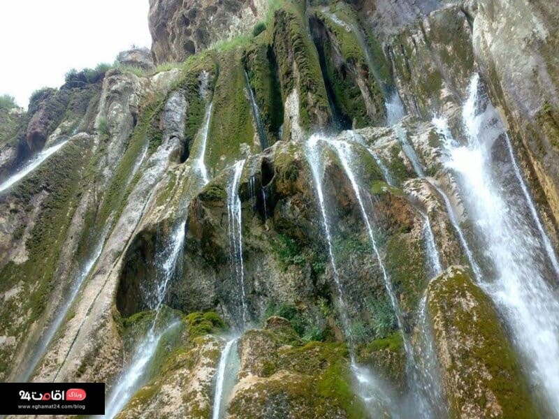 آبشار مارگون مرتفع ترین آبشار چشمه ای