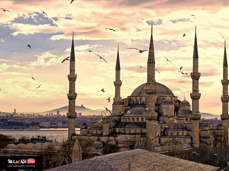 بخش های مختلف در مسجد سلیمانیه استانبول