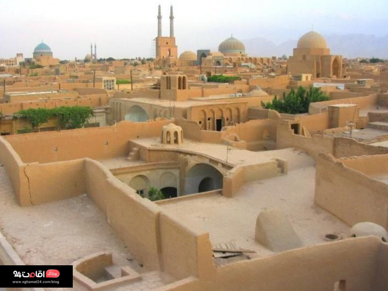 بناهای تاریخی موجود در محله فهادان یزد