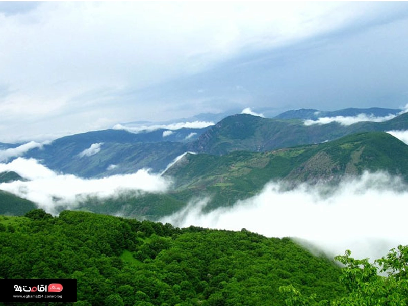 موقعیت مکانی جنگل های ارسباران و جغرافیای اطراف