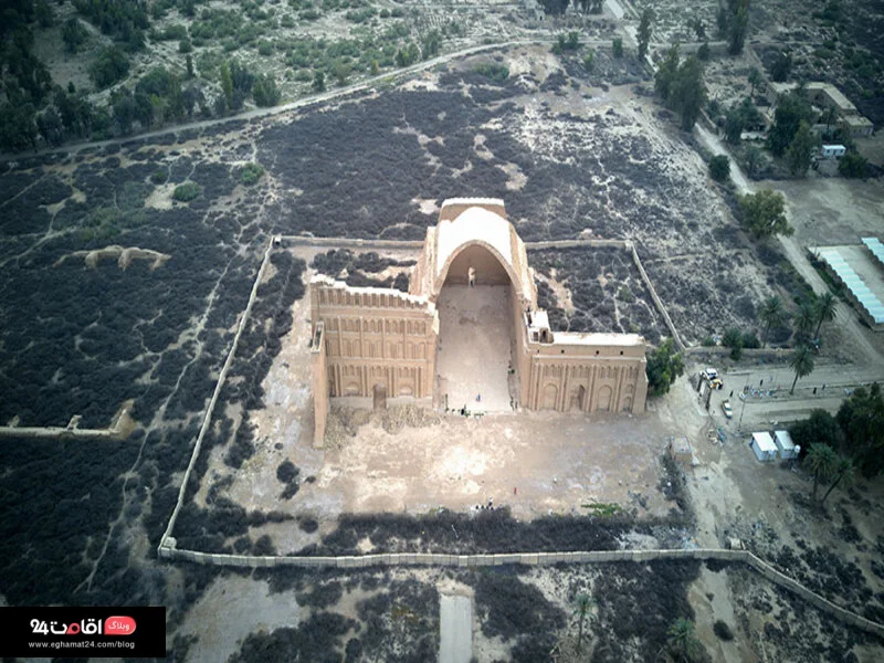 بقایای به جا مانده از بلندترین طاق جهان