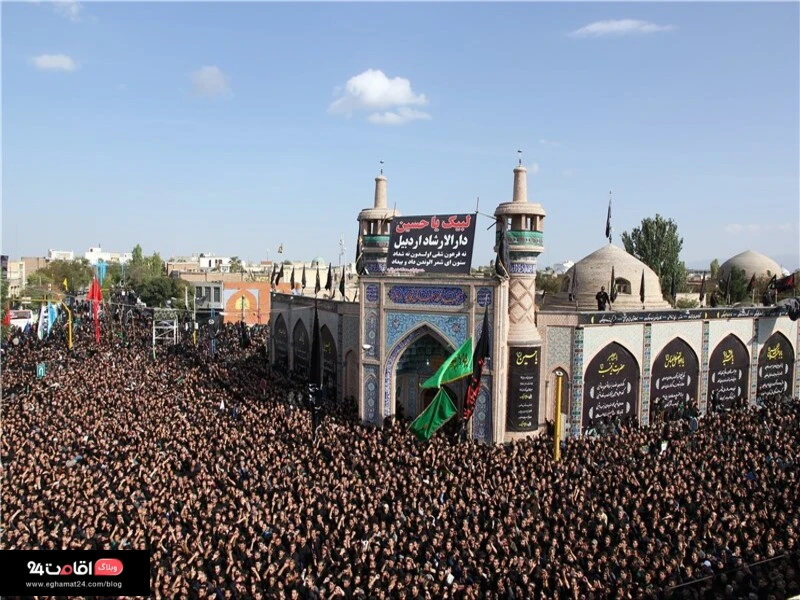 مسجد عالی قاپو در ایام محرم