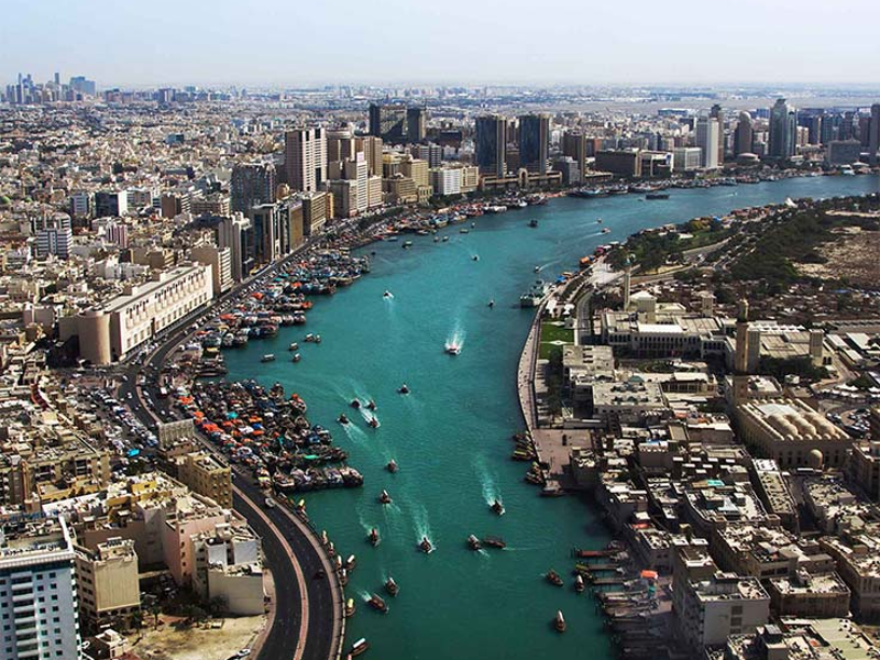 دبی کریک؛ نهری بزرگ با چشم اندازی زیبا در قلب شهر دبی