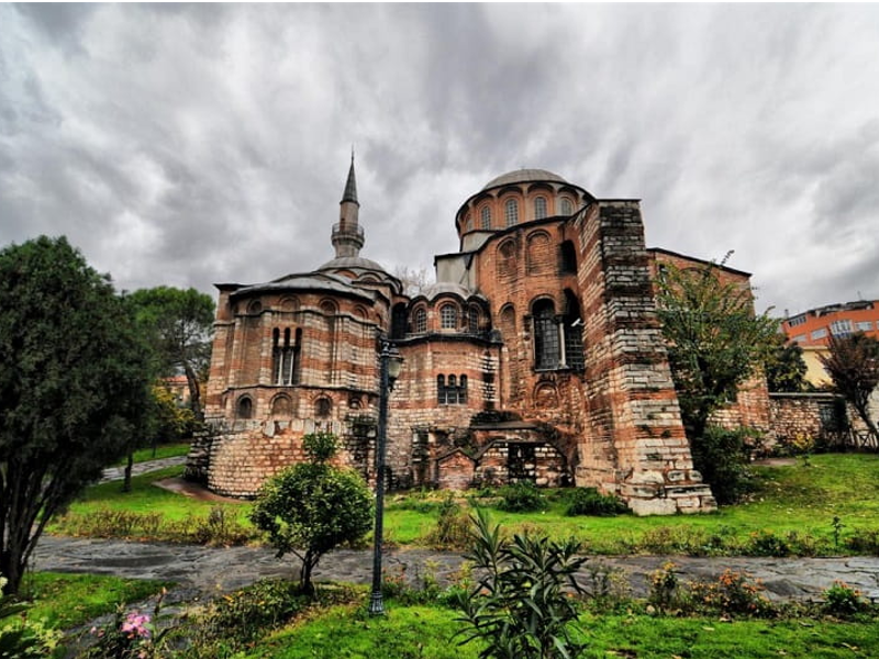 Kariye Mosque in Istanbul Visiting watercolor paintings and fascinating mosaics