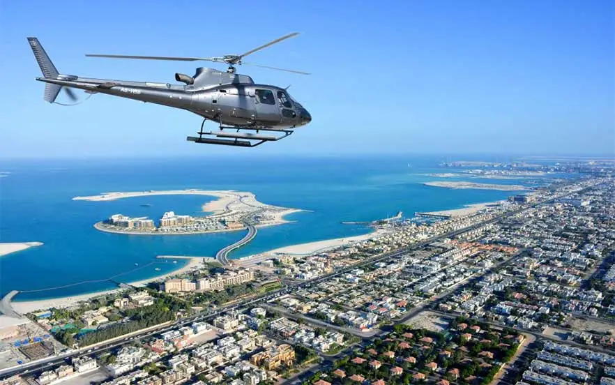 تور هلیکوپتر در پالم جمیرا دبی