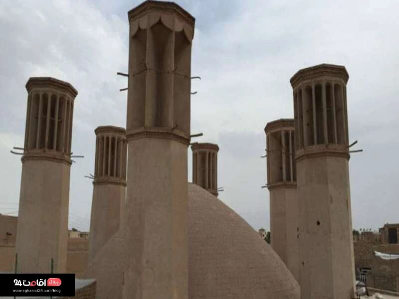 آب انبار 6 بادگیره | مکان های دیدنی یزد