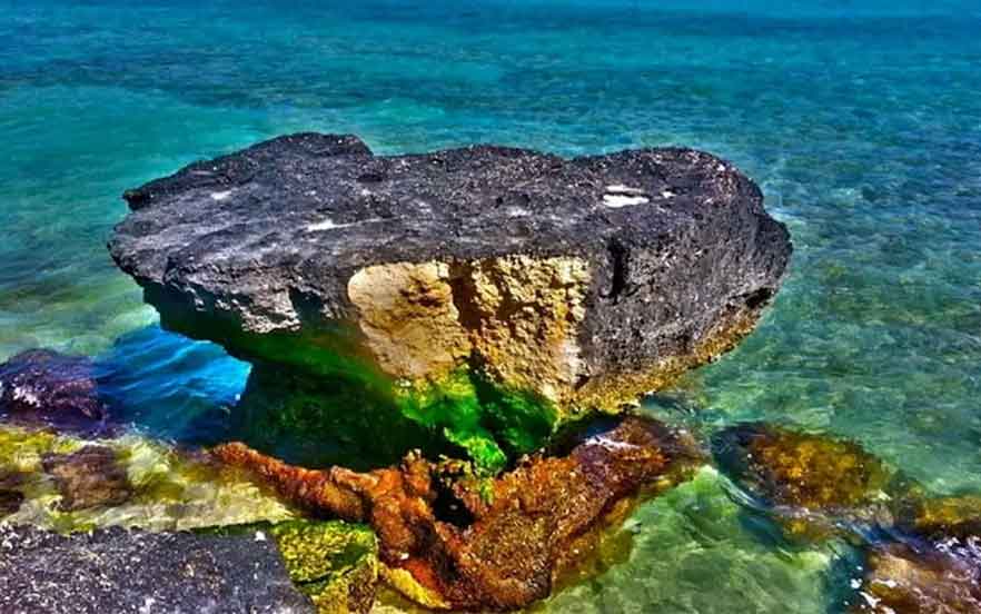 ساحل مرجان از بهترین جاهای دیدنی کیش با طبیعتی زیبا