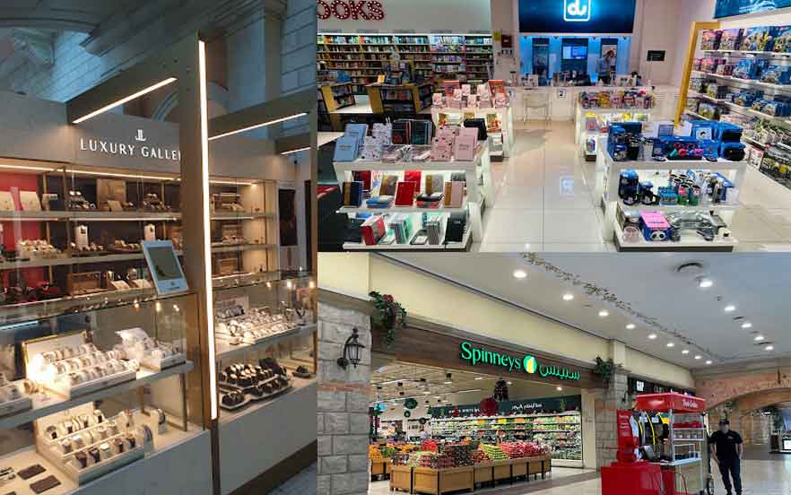 فروشگاه‌های متنوع در مرکز خرید مرکاتو دبی