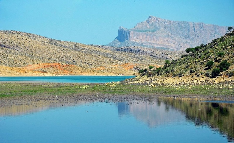 طبیعت دریاچه تنگه بستانک مرودشت شیراز در استان فارس