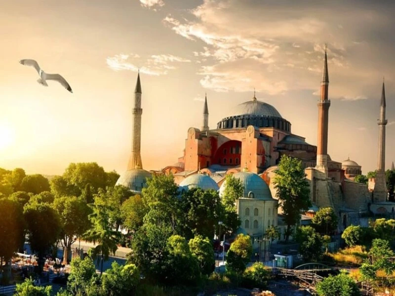 مسجد ایاصوفیه استانبول | جاهای دیدنی استانبول