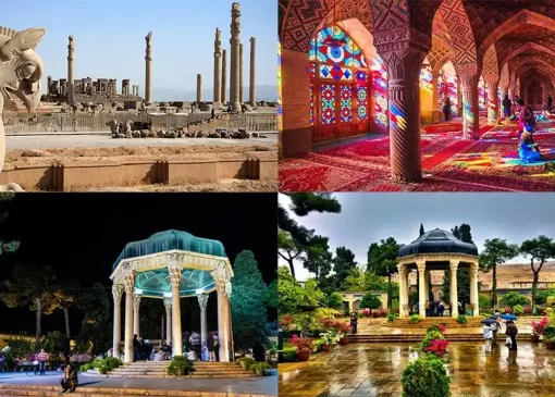گشتی در میان جاهای دیدنی شیراز