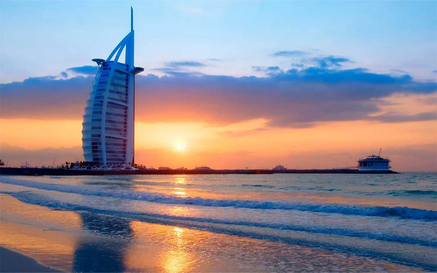 ساحل برج‌العرب دبی