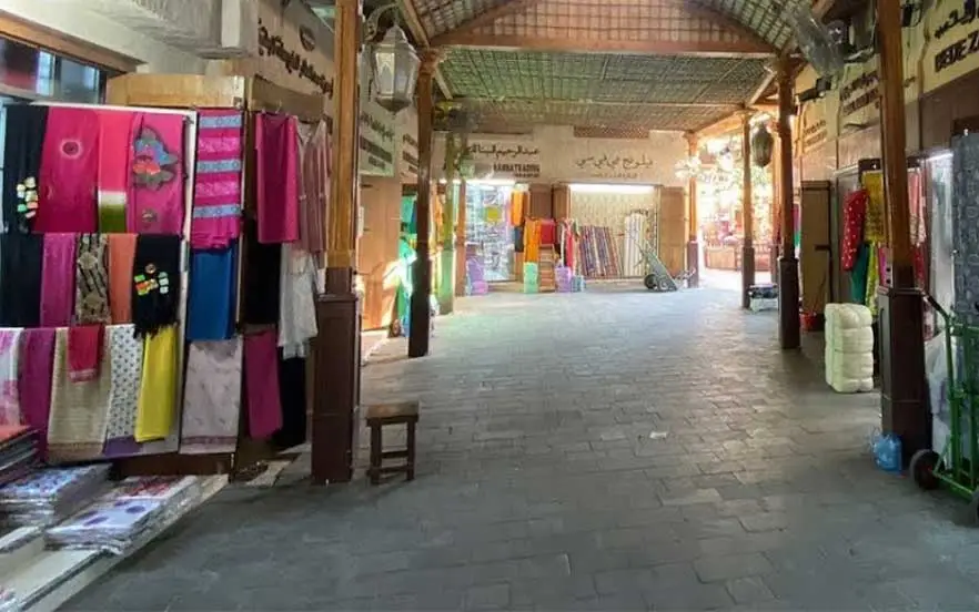 بازدید از بازار پارچه دبی 