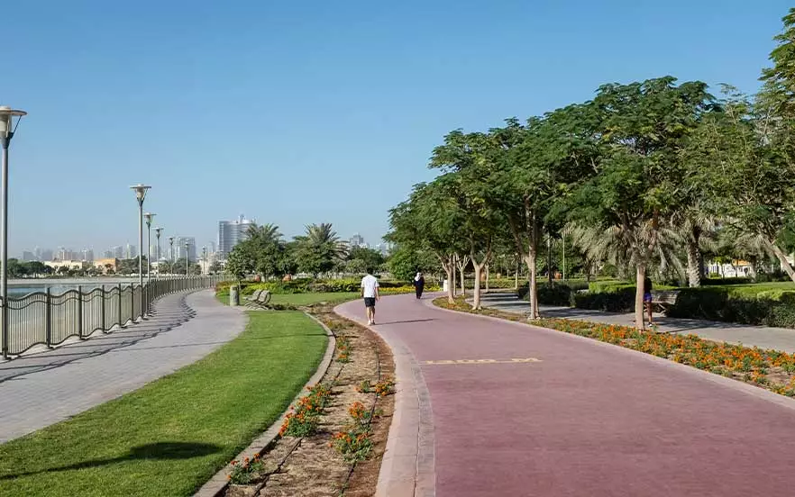 یکی از زیباترین پارک‌های دبی به نام البرشاپوند