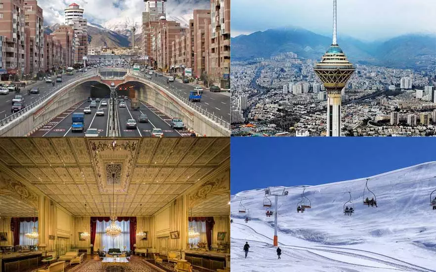 جاهای دیدنی قشنگ ایران در میان شلوغی تهران