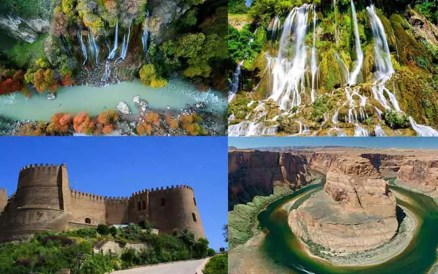 لرستان از جاهای دیدنی ایران با آبشارهای زیبا