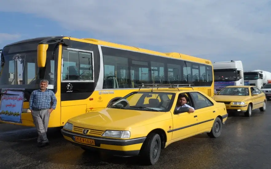 حمل و نقل عمومی در مشهد با تاکسی و اتوبوس
