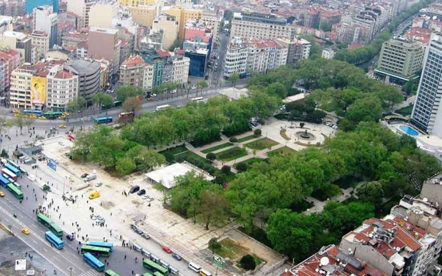 پارک تکسیم گزی از مکان های تفریحی استانبول