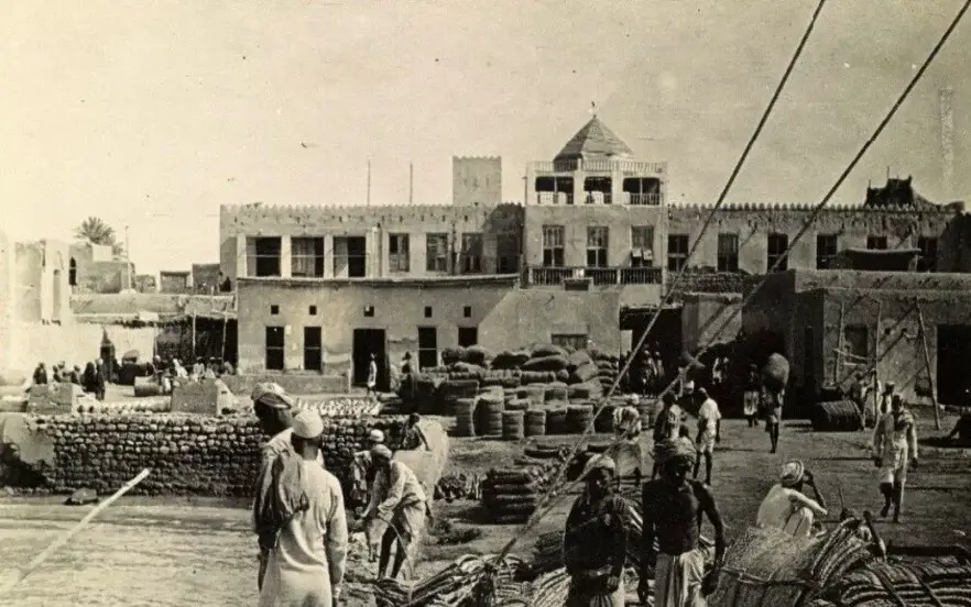 تصویری قدیمی از شهر بندرعباس