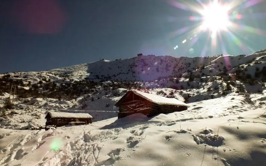 برف سنگین زمستانی روستای فیلبند