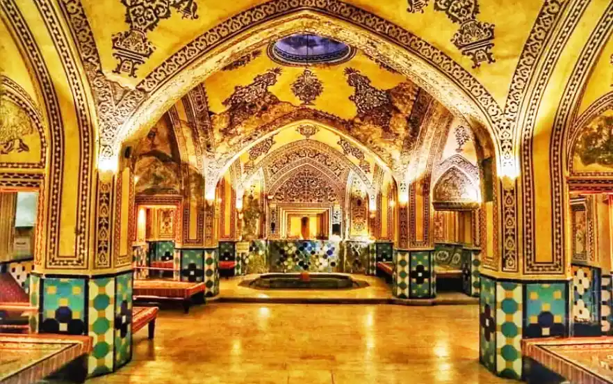 حمام سلطان امیراحمد یکی از جاهای تاریخی و دیدنی کاشان