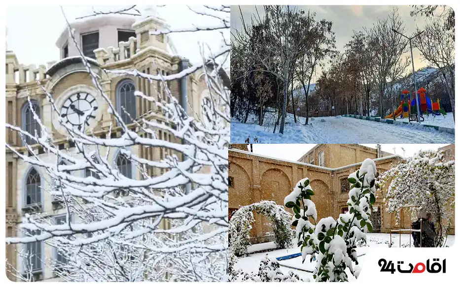 جاهای دیدنی تبریز در زمستان 