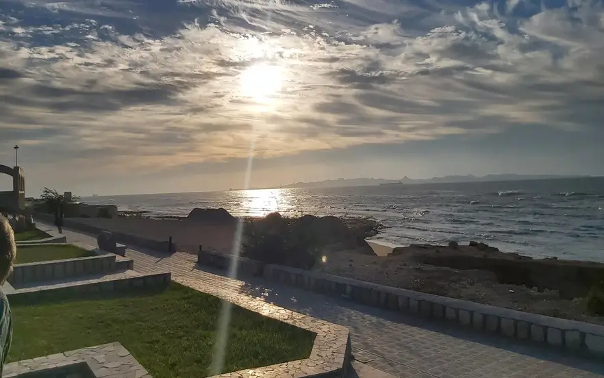 ساحل قشم در شب