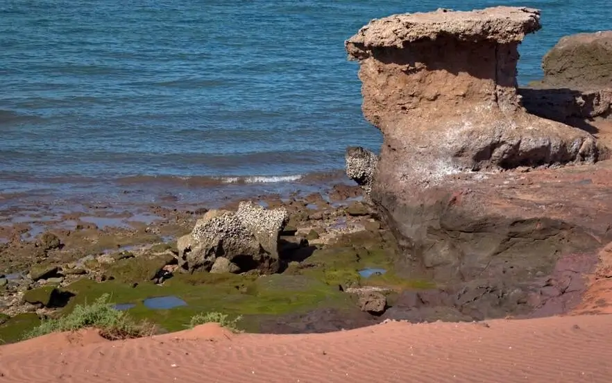 ساحل قشم در شب