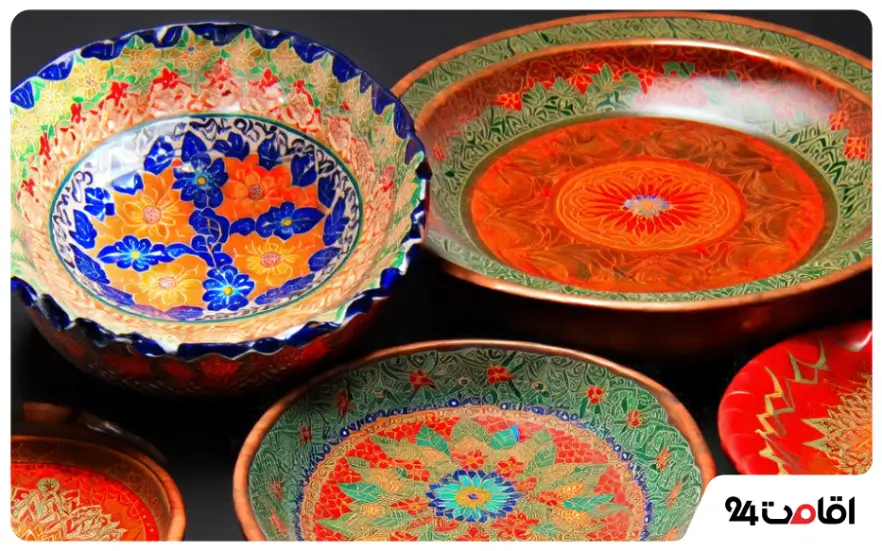 ظروف مسی و سفالی وان ترکیه