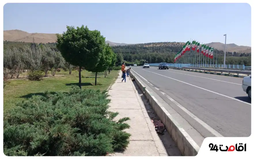 مسیر رفتن به سرخه حصار