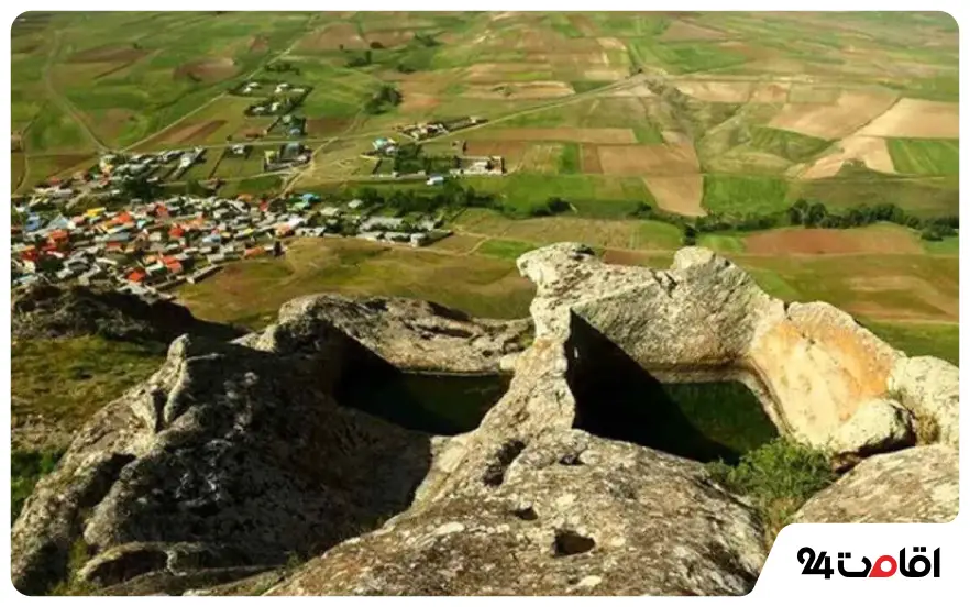 عکسی از قلعه آدمخوار اردبیل