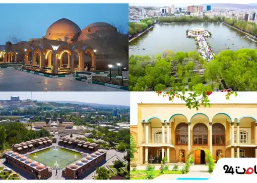 جاهای دیدنی تبریز در یک قاب گلچین شده